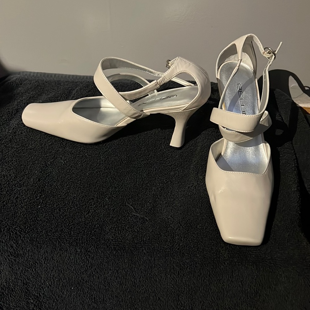 Leather heels